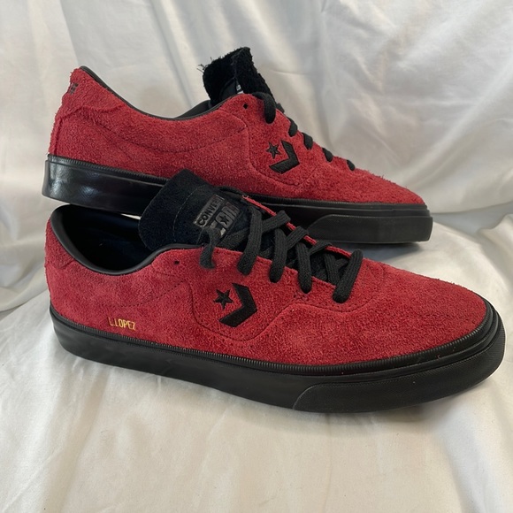 Converse Other - Converse CONS Louie Lopez Pro OX Low Top Bordeaux Suede Unisex Sneakers